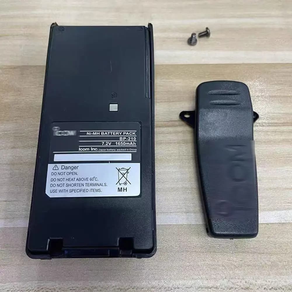 4 pz 1650 mah walkie talkie Ni-mh batteria per iCom IC-209 IC-V8 IC-V82 IC-F21 IC-35FI BP210 radio