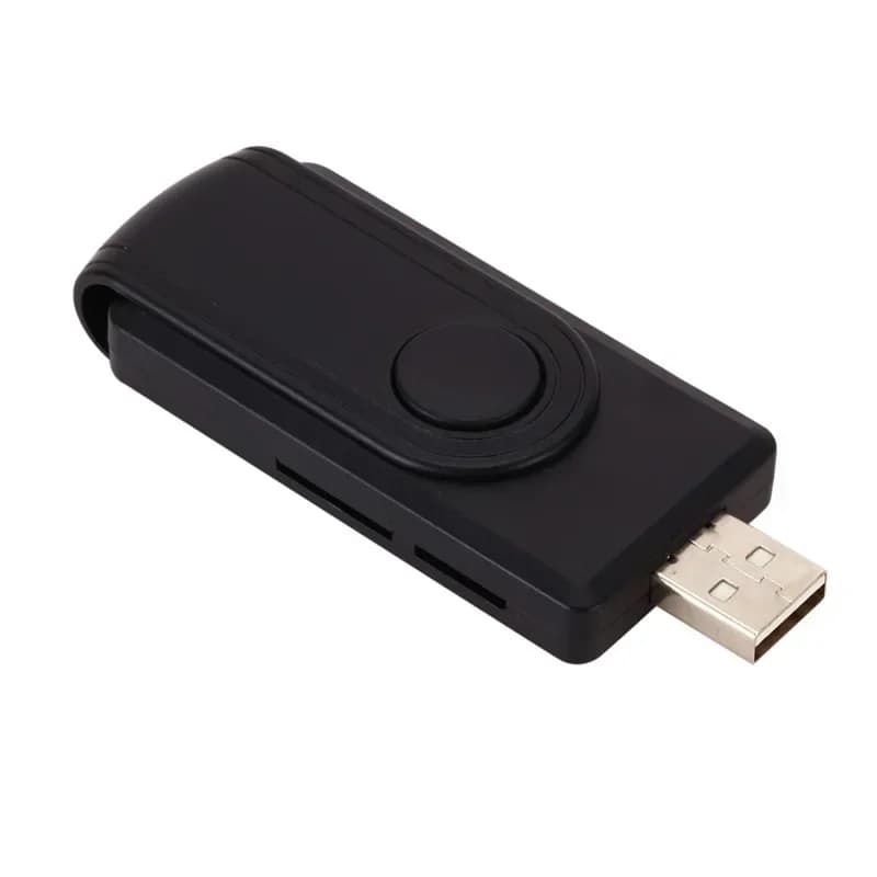 Lettore di Smart Card USB 2.0 Multifunzione per SIM, SD, TF, ID, IC e Schede di Memoria