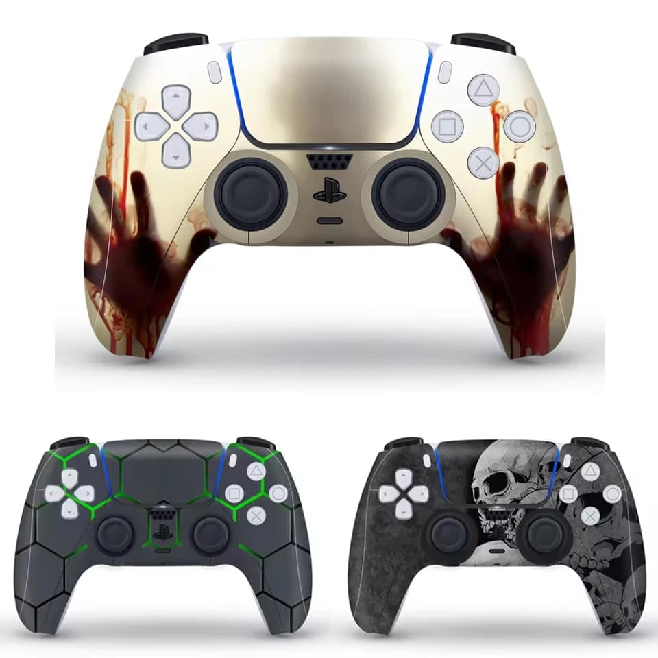 Decalcomania dell'autoadesivo della pelle del vinile per PS5/Pro/controller sottile Gamepad Custodia protettiva Cover Skin per accessori da gioco PlayStation 5