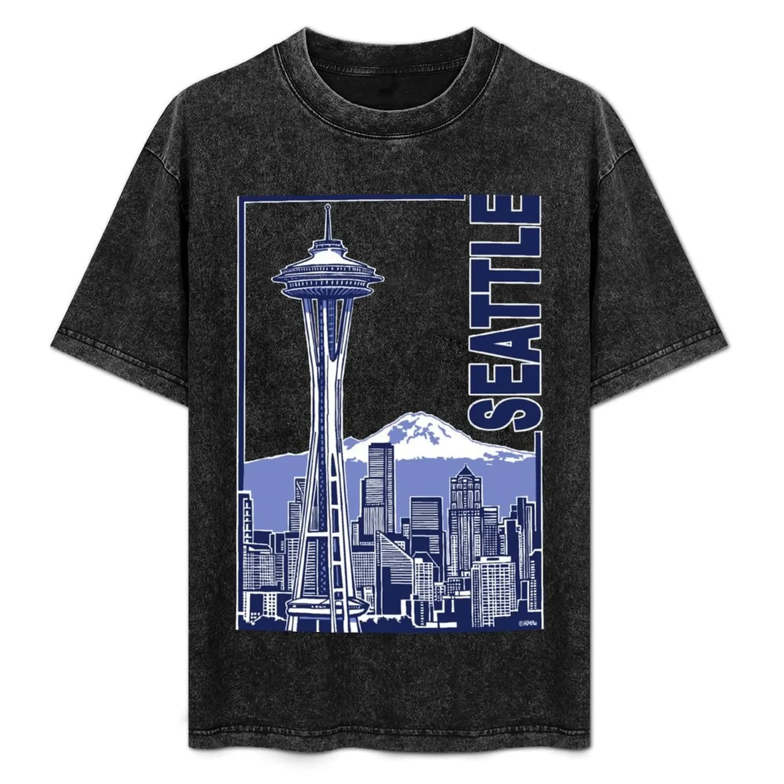 T-shirt Seattle Plus Size in stile street style