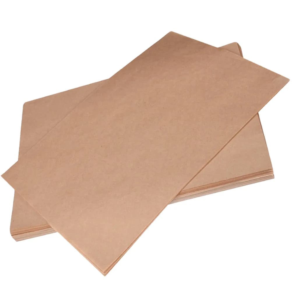 100 Fogli di Carta da Forno Antiaderente per Forno e Friggitrice ad Aria, per Confezionare Alimenti, Cuocere Biscotti, Pane e Pizza