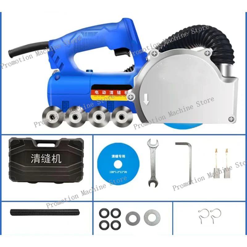 Macchina per la pulizia delle giunture elettriche da 850 W. Bellissimo manufatto per la pulizia e lo scanalatura degli spazi dei piastrelle del pavimento in ceramica senza polvere