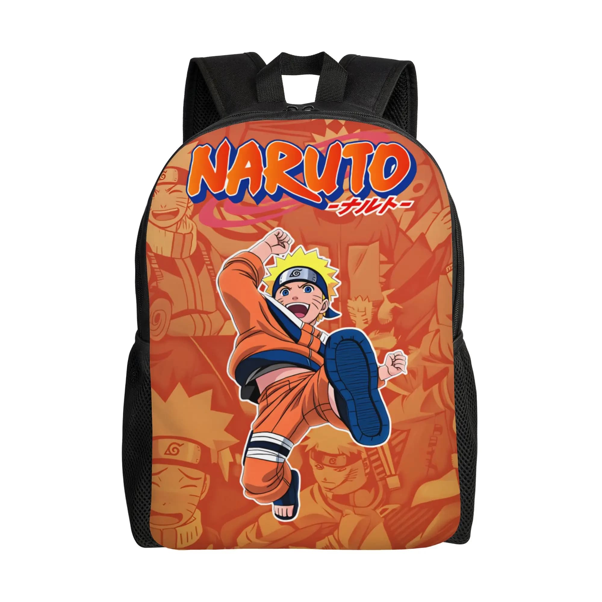 3D Print N-Narutoes Uzumakis Narutos Backpack Vintage Comics Movie School College Travel Bags Women Bookbag Fits 15 Inch Laptop