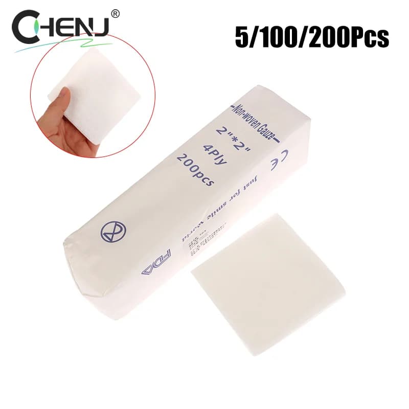 1 cotton gauze pack First aid kit emergency waterproof injuries accessories for Sterile gauze bearings
