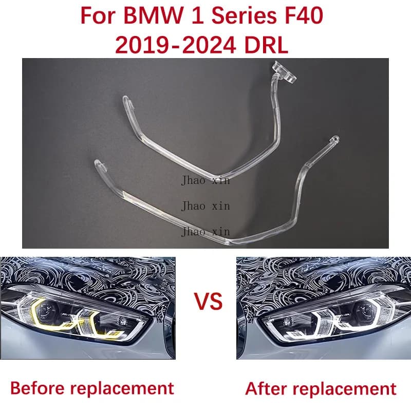 Adatto per BMW Serie 1 F40 2019-2024 Fari per auto DRL Luce bianca Angel Eye Luce Guida Striscia Zavorra Modulo Condotto Striscia
