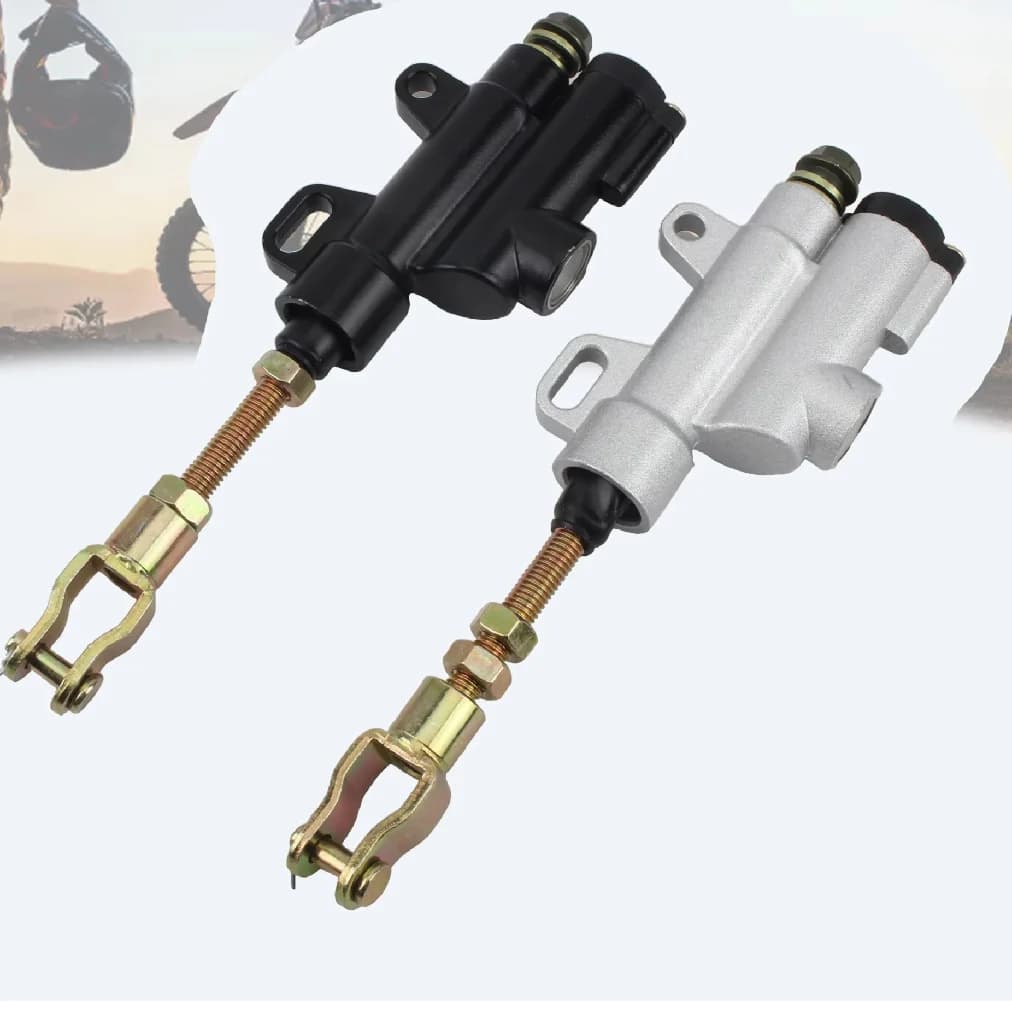 Motorcycle Rear Hydraulic Brake Master Cylinder Pump Quad ATV 50cc 70cc 110cc 125cc 150cc 250cc Dirt Pit Bike Universal Parts