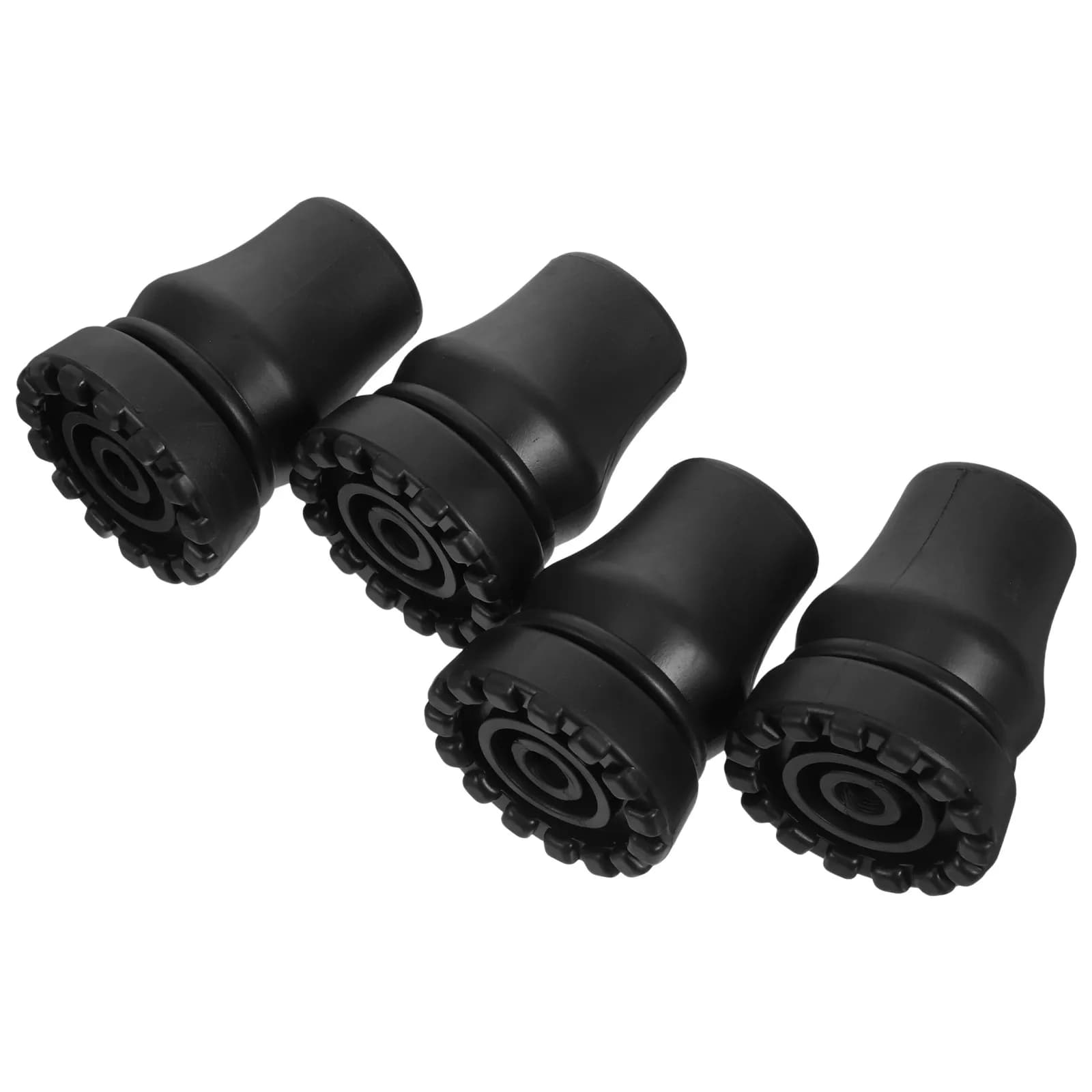 4Pcs 19Mm Anti-Slip Rubber Foot Covers Replacement Tips for Walking Canes Trekking Poles Hiking Sticks Non-Slip