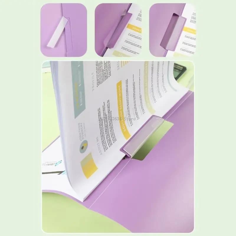 5pcs Apertura dei titolari file rotanti File organizzatori per casa, scuola, ufficio