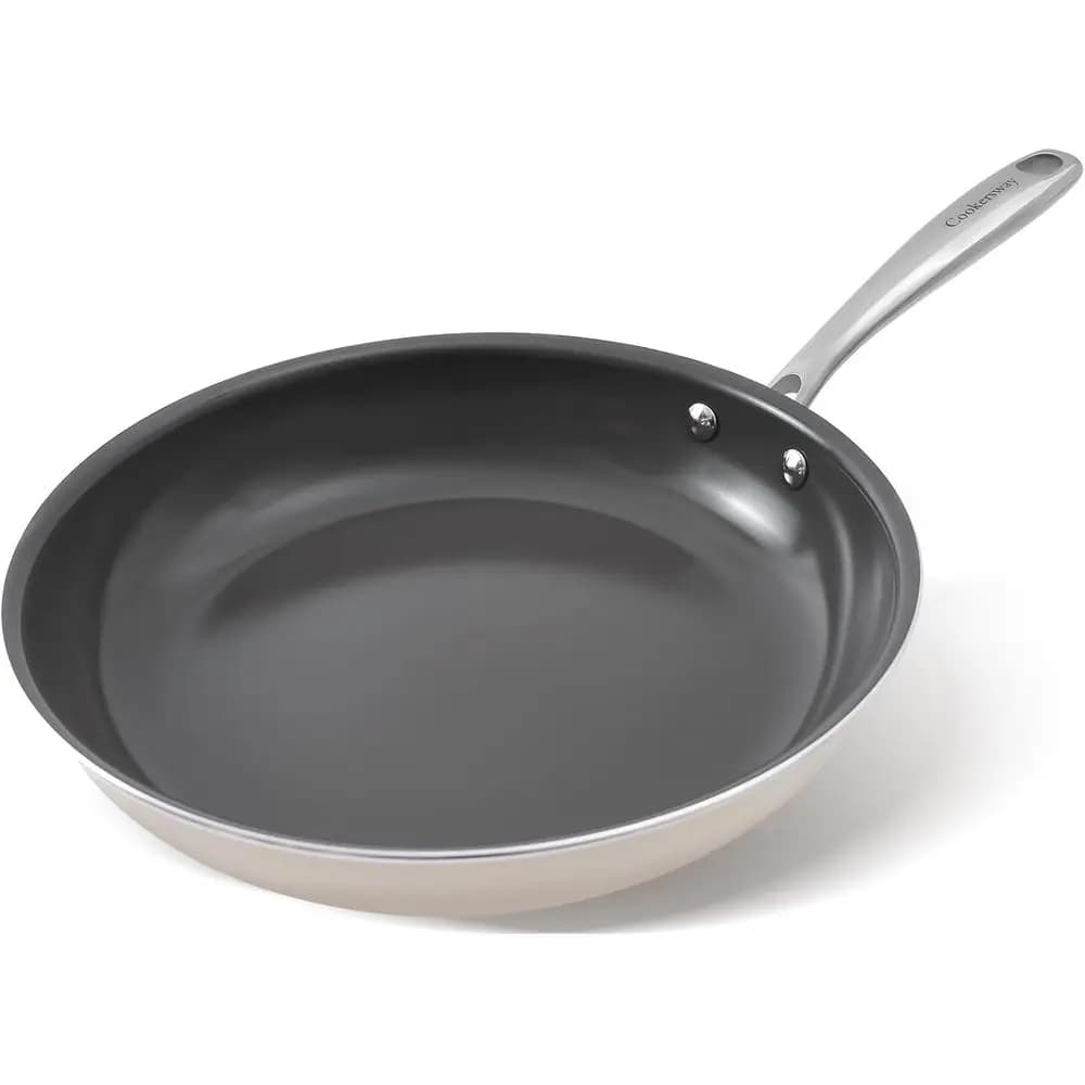 Anti-stick pan, 9.5 Inches, for frying eggs or cooking, Compatible with Induction, Fit for Oven and Dishwasher