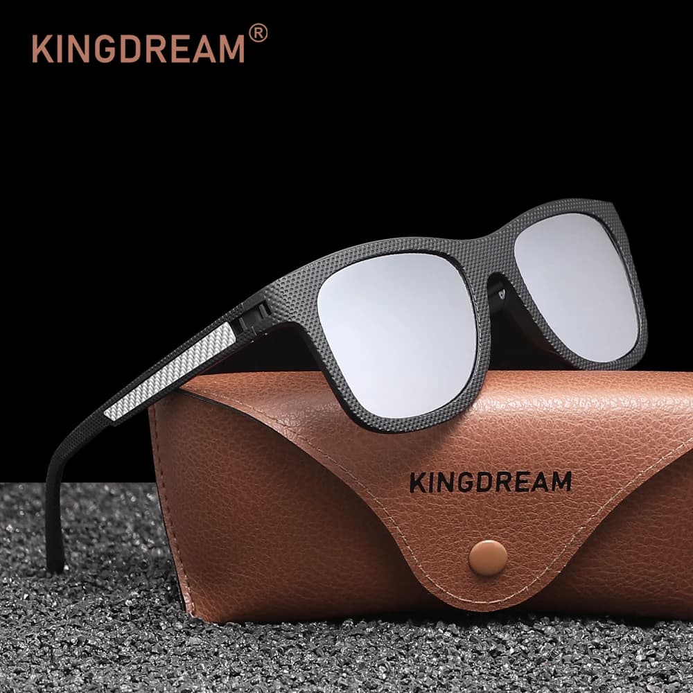 KINGDREAM Occhiali da sole per uomo donna Occhiali polarizzati TR90 UV400 Occhiali protettivi per gli occhi Leggeri