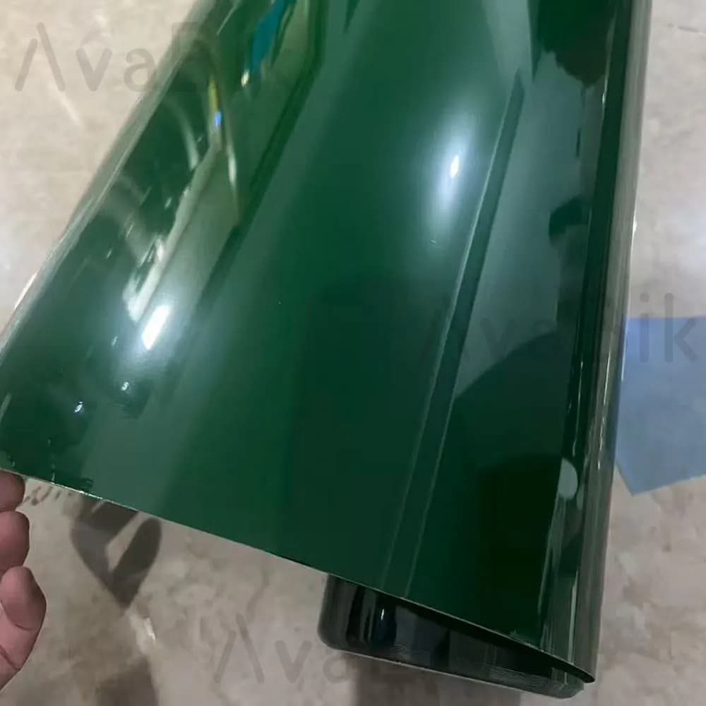 Premium PET PVC PET Racing Green Car Vinyl Wrap Film Auto Decal Auto Decalcomania autoadesiva Decorazione carrozzeria auto moto Accessori decalcomanie