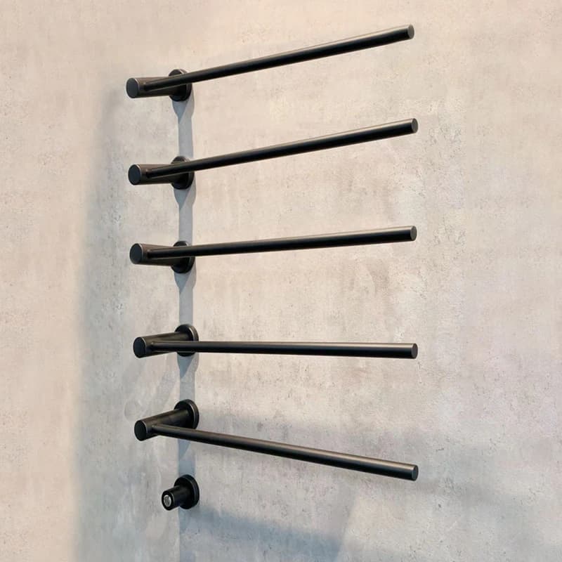 Portasciugamani elettrico in acciaio inossidabile 304 50-55 ° C Asciugamano ad asciugatura riscaldato a temperatura costante 220V 55*11*51.5/66.5/81.5CM