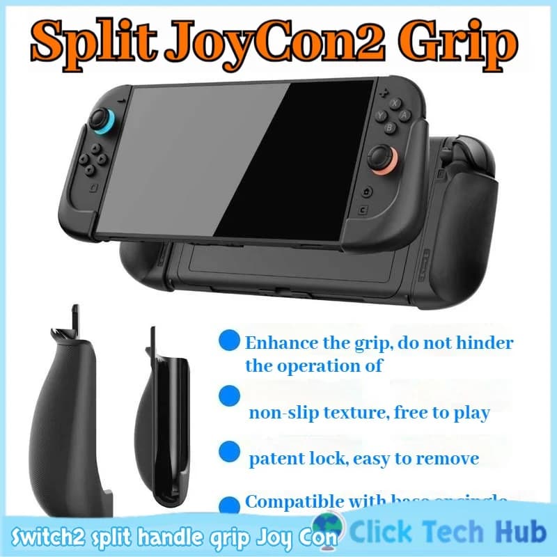 Ifyoo Per Switch2 Impugnatura Divisa Joy Con Sinistra Destra Tpu Antiscivolo Base Compatibile Portatile Originale Accessorio di Gioco ergonomico