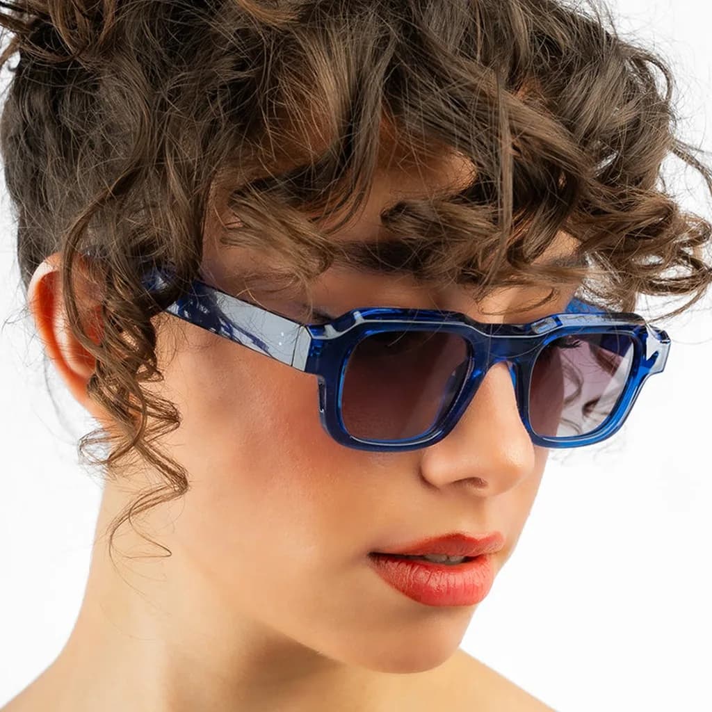 Uv Glasses Lightweight Square Frame Sunglasses Retro Sunglasses Uv380 Women'S Sunglasses For Stage Performance Daily Sun Travel
