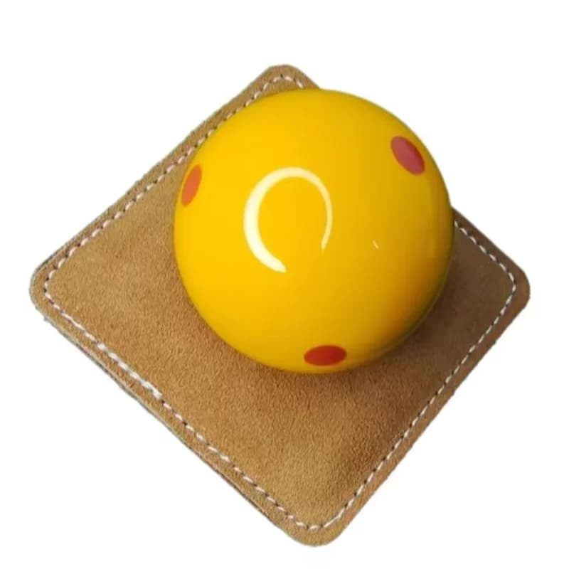 Single Yellow Six red dot Aim Assist Cue Ball Pool Training Cue Ball