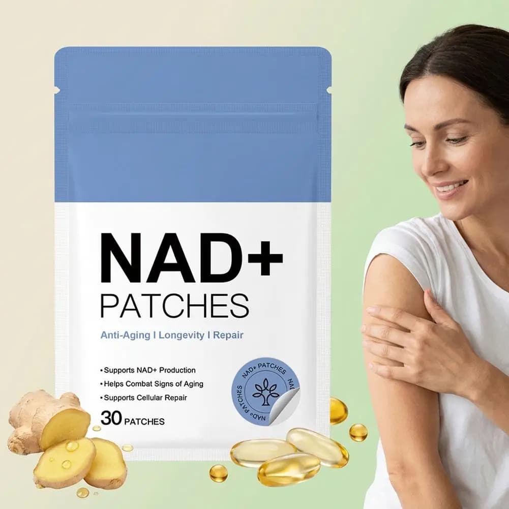 60 Cerotti NAD+ per la Cura del Corpo per Donne e Uomini, Delicati sulla Pelle, Nutrienti, Rivitalizzanti, Cerotti Portatili che Supportano la Produzione di NAD+