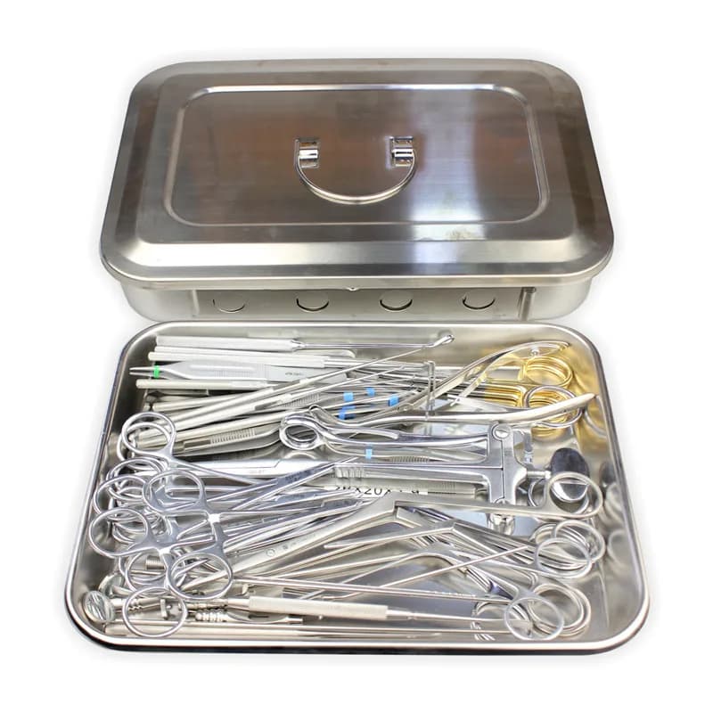 Set di strumenti per operazioni mediche dell'ammiraglianza, caratteristiche microscopiche, otologia, otologia, occhio, naso, bocca, gola