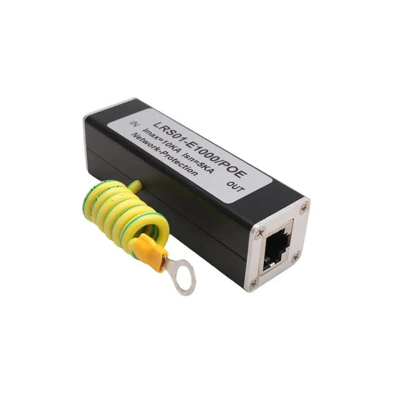 100/1000M POE IP Camera Network POE Switch RJ45 & POE Surge Protector Protection Device Arrester SPD 1000M-AEF7