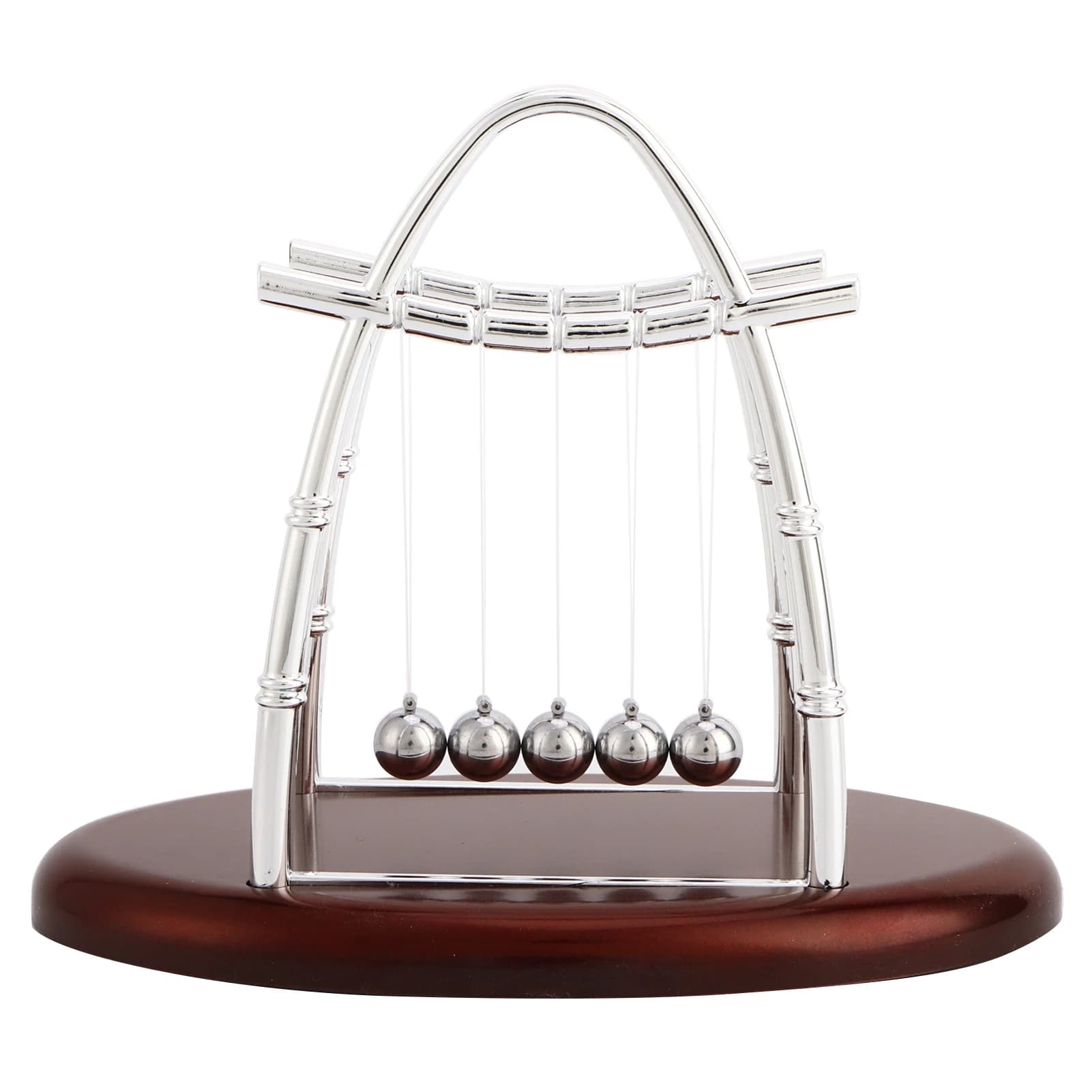 Sfere di Equilibrio Decorative, Sfere di Acciaio per Fisica, Ornamenti per Pendolo Scientifico da Scrivania