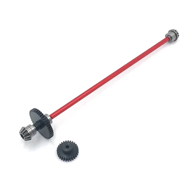 Ingranaggio motore 27T del gruppo albero motore centrale di aggiornamento in metallo per WLtoys 1/12 124010 124007 124016 124017 124018 124019 Parti di automobili RC