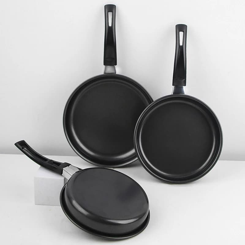14/16/18cm Mini padella durevole padella antiaderente bistecca spessa padella piatta ferro Pancake uovo friggitrice cucina pentole strumenti