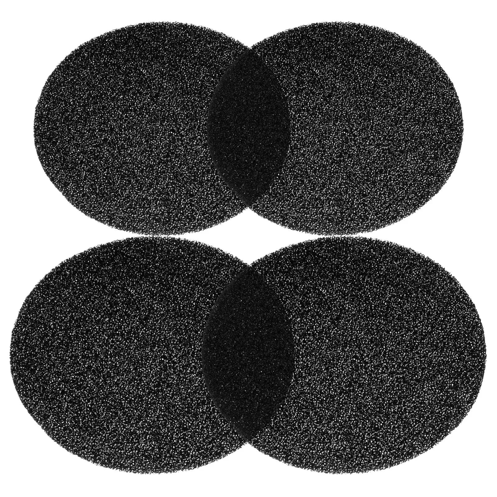 4Pcs Activated Compost Bin Filter Pads Round Durable Replacement for Kitchen Countertop Compost Bucket Odor Removal