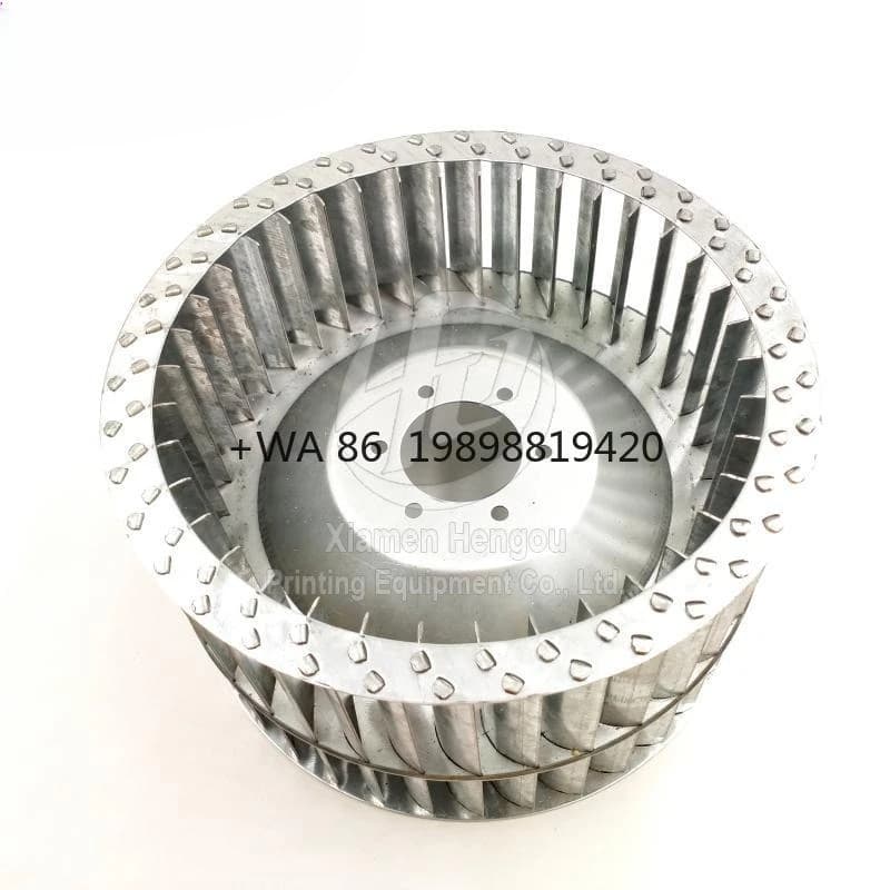 Macchina da stampa offset Pezzo di ricambio Ventilatore Ventola Pompa Vuoto Vento Ruota 250x50x140mm Ventola di raffreddamento 140