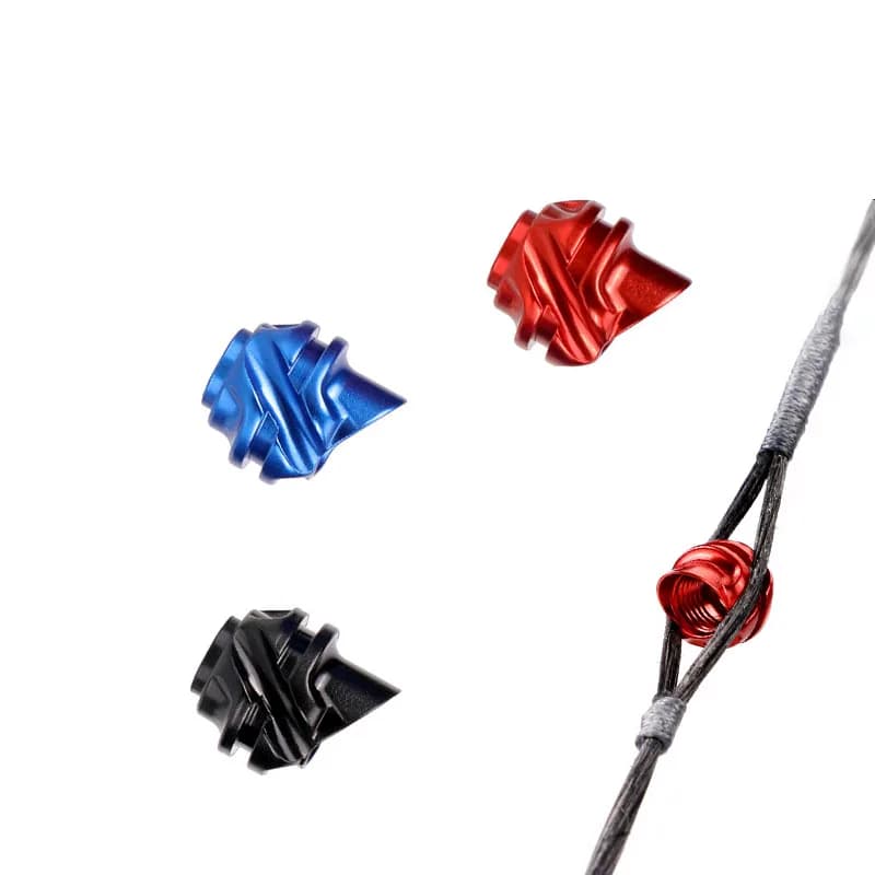Mirino Peep per Arco Compound 37/45 Gradi con Alloggiamento in Alluminio, Accessori per Tiro con l'Arco e Caccia
