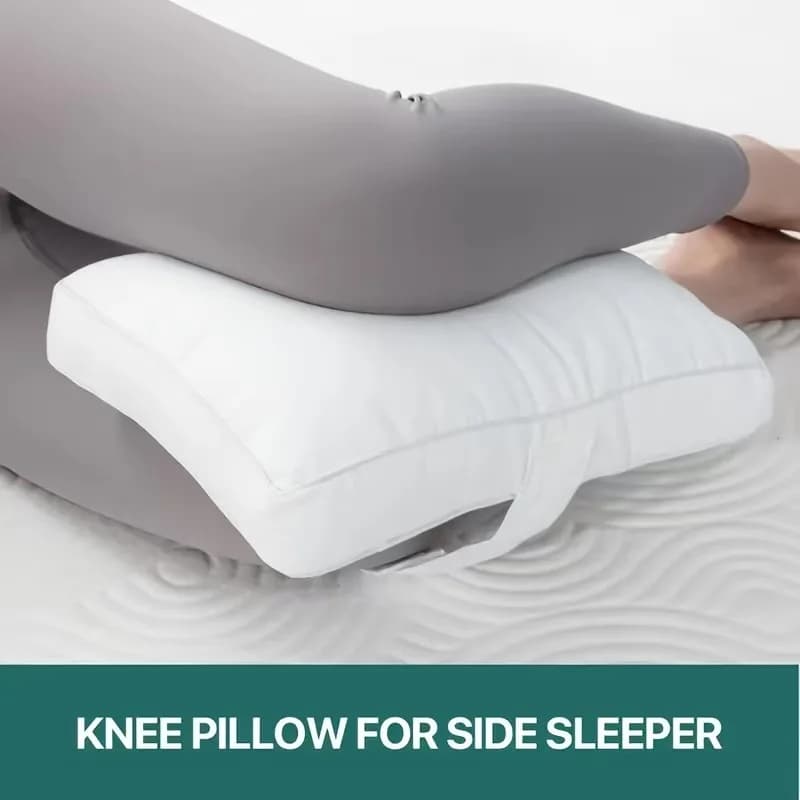 Cuscino per il ginocchio per dormetti laterali tra le gambe sotto il sollievo ergonomico Supporto per il sonno laterale Cuscino per il ginocchio delle gambe per i dormetti Cuscino per il ginocchio