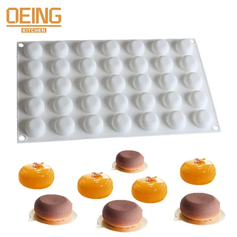 Stampo per torta da pasticceria in silicone piatto rotondo per mousse al cioccolato, gelatina, budino, pasticceria, gelato, dessert, pane, strumenti per teglia