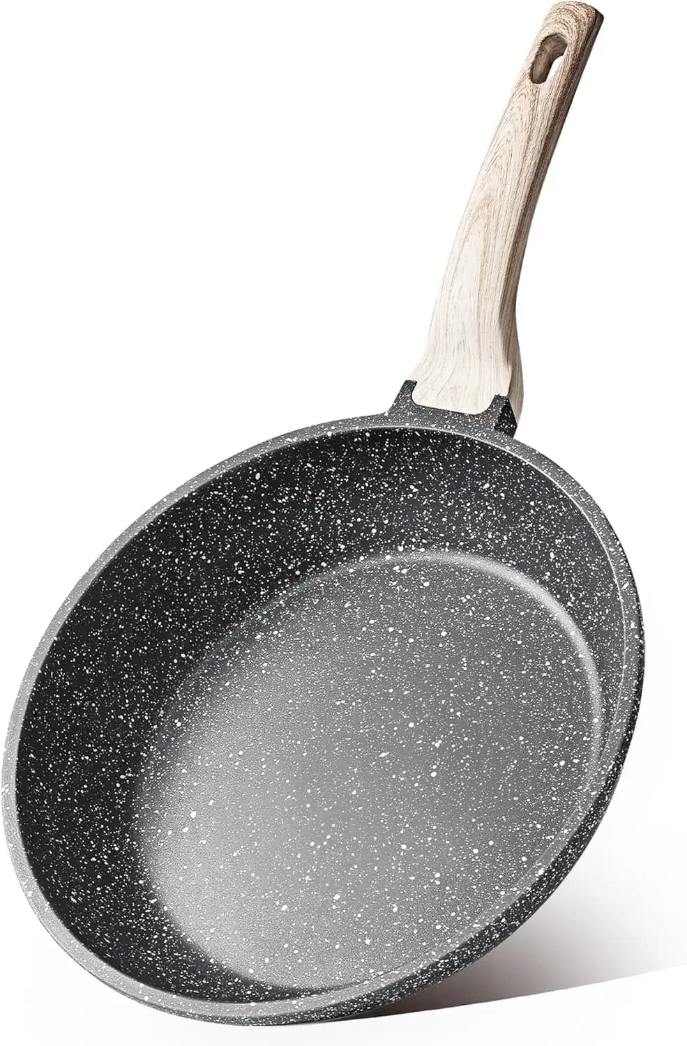 CAROTE Anti-agent pan, Anti-agent Granite pan for eggs and omelette, Stone Chef's pan, PFOA, Suitable for induction