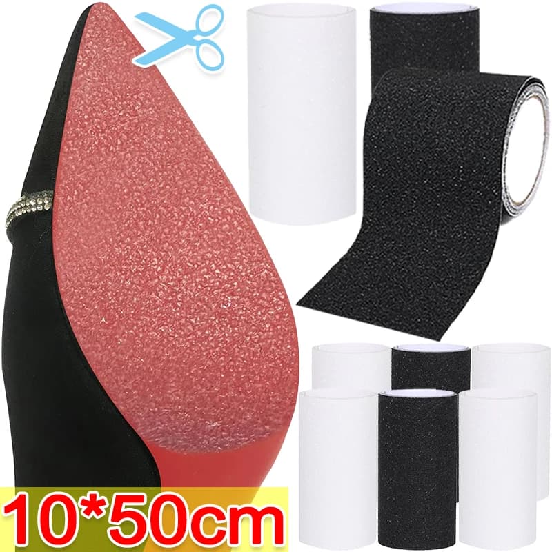 Adesivo protettivo per suola di scarpa Tacchi alti Patch antiscivolo resistente all'usura Protezione per suola trasparente Nastro adesivo inferiore per scarpe
