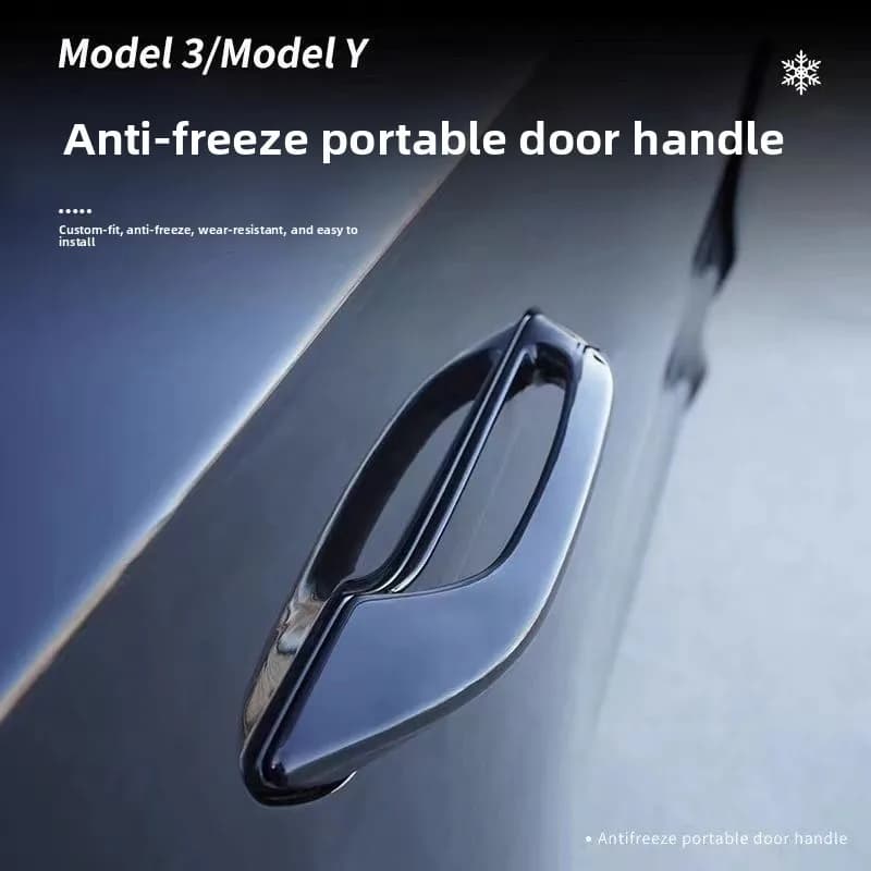 Anti-Freeze Door Handle for Tesla Model 3 Highland / Model Y JuniperGrab Handle for Door Exterior Accessories Easy