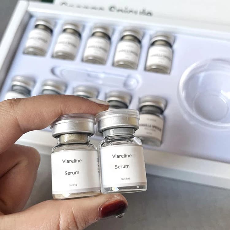 Set Siero Microneedle al Collagene Viarelin Anti-Rughe, Idratante, Rassodante, Purificante per la Cura della Pelle