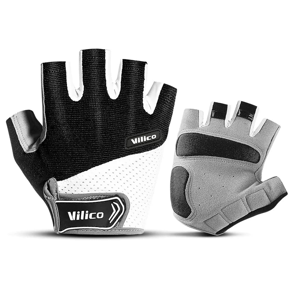 Cycling Gloves Half Finger Shockproof Wear Resistant Breathable Road Bicycle Gloves Men Women Sports Bike Equipment