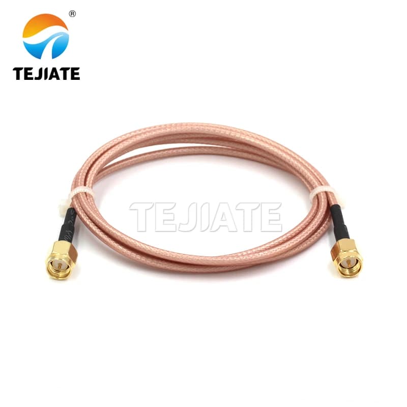 1PCS SMA Male To SMA male RG316 cable assembly Jumper Pigtail 5cm/10/15/30/50cm/1m SMA plug Crimp FPV RG316 Cable 50ohms SMA-JJ