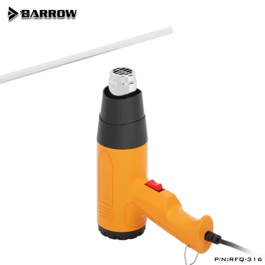 Barrow RFQ-316 1600W Pistola di calore Pistola ad aria calda professionale Strumento Temperatura regolabile 350-550 per piegatura acrilica / PETG fai da te