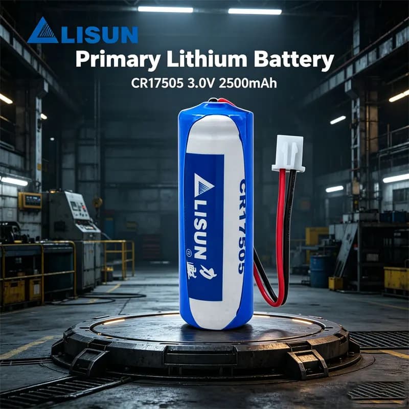 LISUN CR17505 Lithium ion battery 3V intelligent water meter flow meter smoke detector PLC industrial control servo alarm