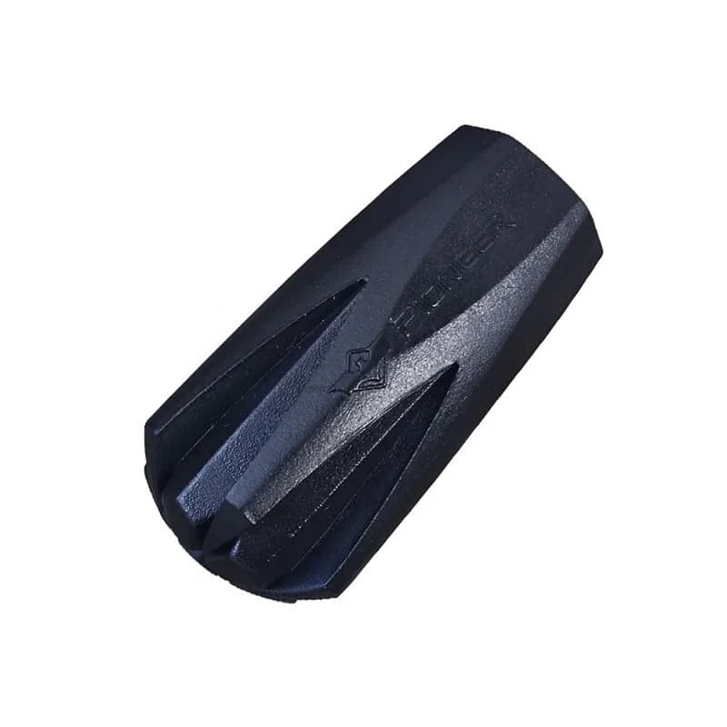 2/4/6 pieces black barrel tip cover with thick bottom spare rubber tips for trek rod tip for trek rod protect the accessory equipment
