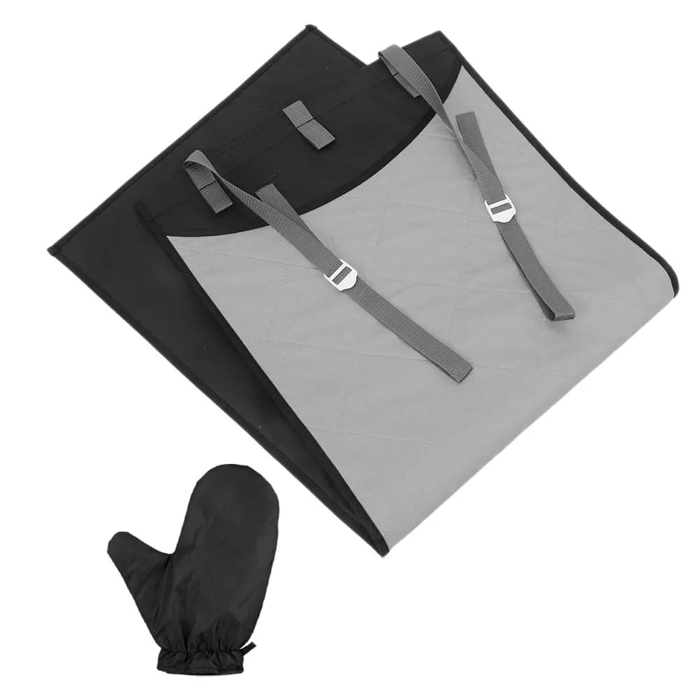 1 set di tappetini pieghevoli per stirare da appendere alla porta, asse da stiro portatile da viaggio con superficie resistente al calore e funzione di appendimento