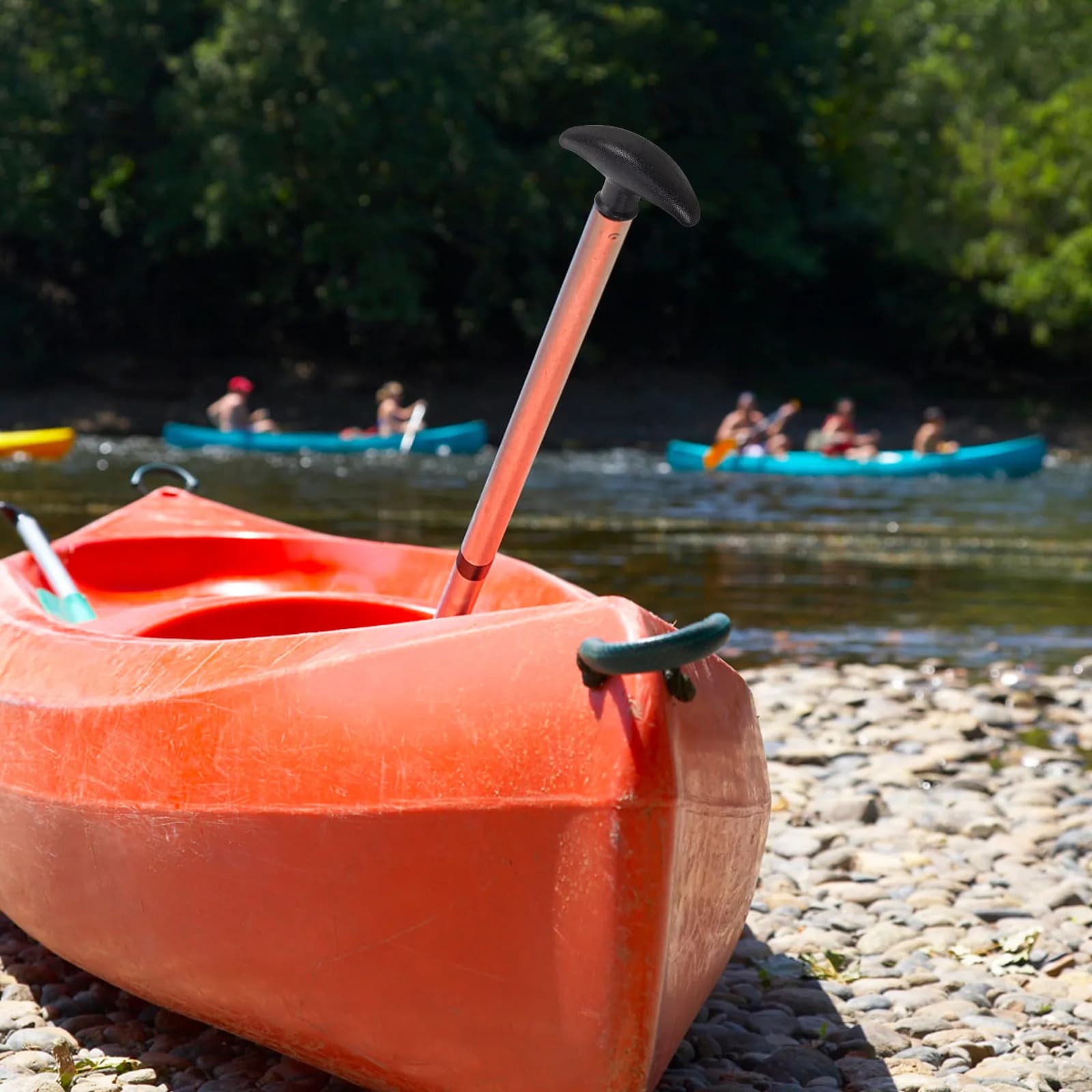 Impugnatura di Ricambio per Pagaia da Kayak a Forma di T in PVC Ergonomica e Confortevole per Lunghi Viaggi, Kayak, Canoa, Pagaia per Barca