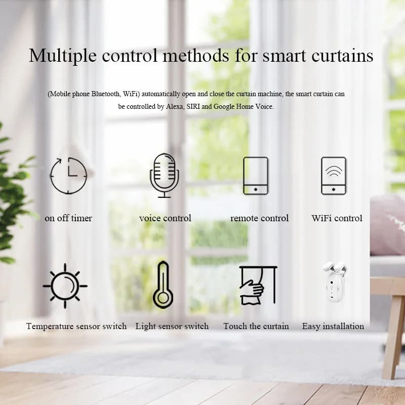 2026new 2025 Zigbee Wifi Smart Robot Curtain Motor Remote Control System Kit for Home Automation with Tuya Smart Life APP