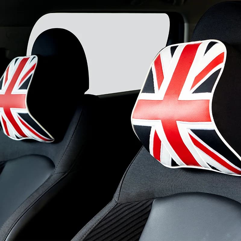Cuscino di supporto per il collo dell'auto Cuscino di supporto lombare Cuscino di supporto per la schiena dell'auto100% morbida memory foam Design ergonomico per Mini Cooper 2024