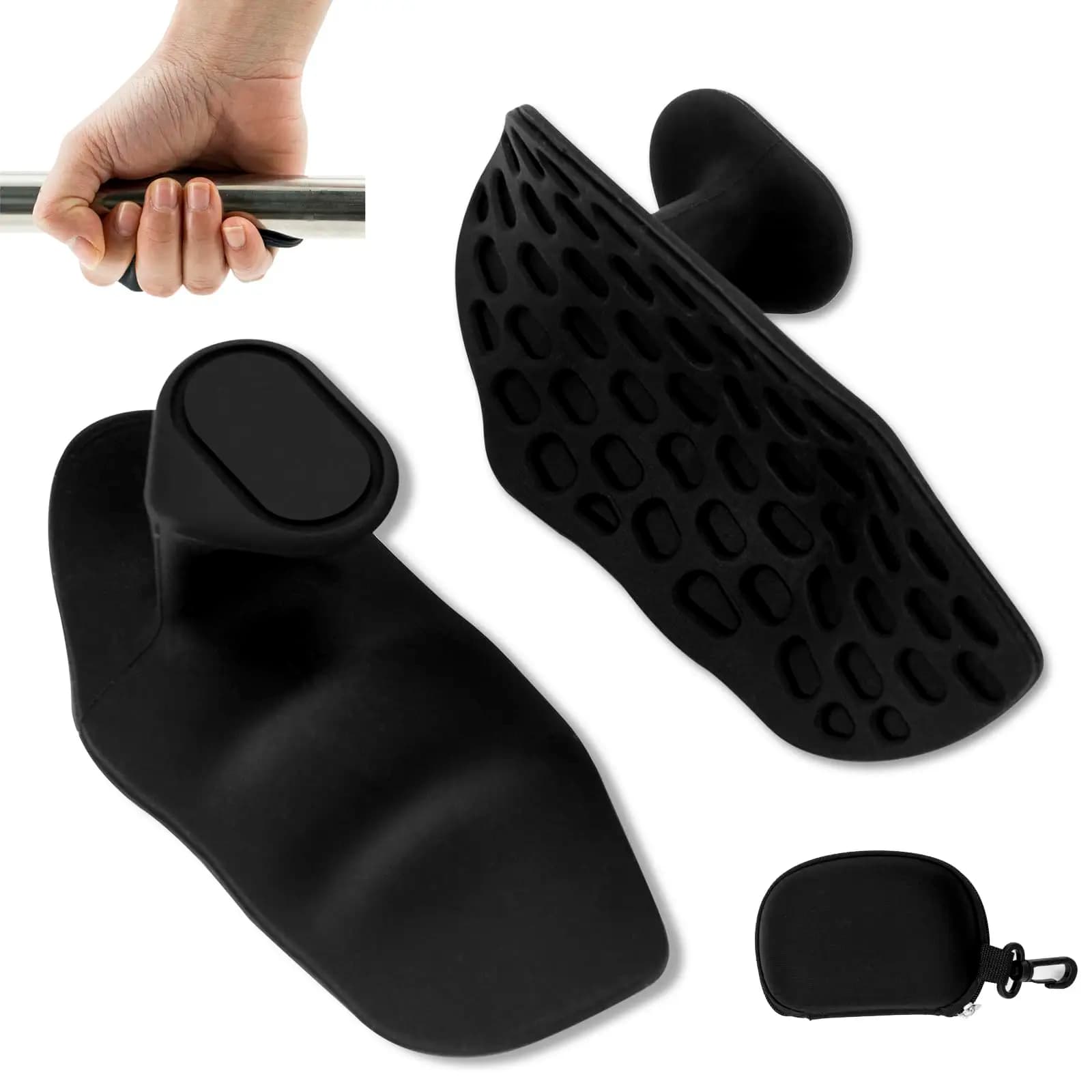 Weight lifting gloves: anti-slip exercise handles for lifting gym weights for training in the gym and weight lifting exercises with dumbbells