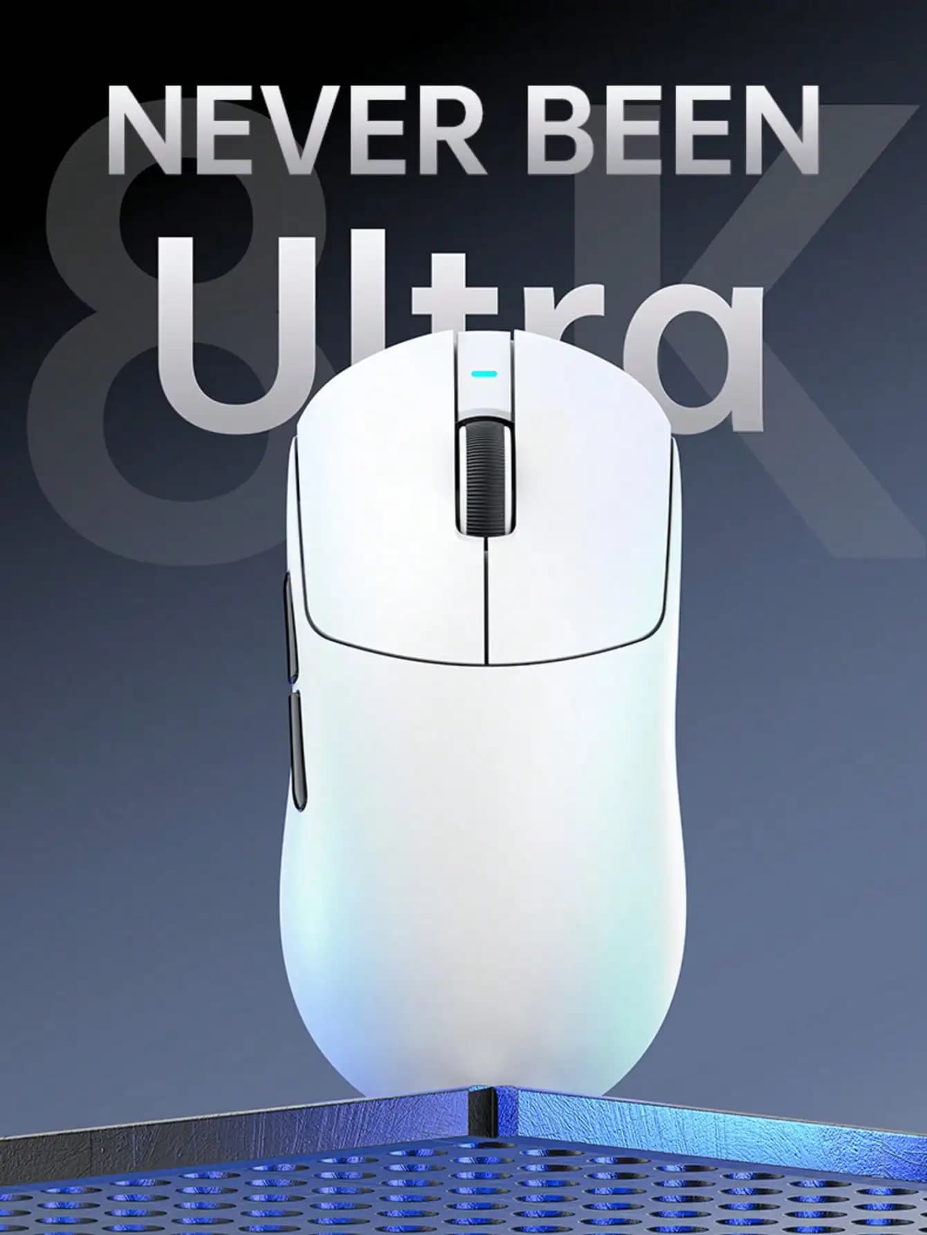 X8Ultra Wireless Mouse Lightweight PAW3950 Gaming Triple Mode 8K Mouse