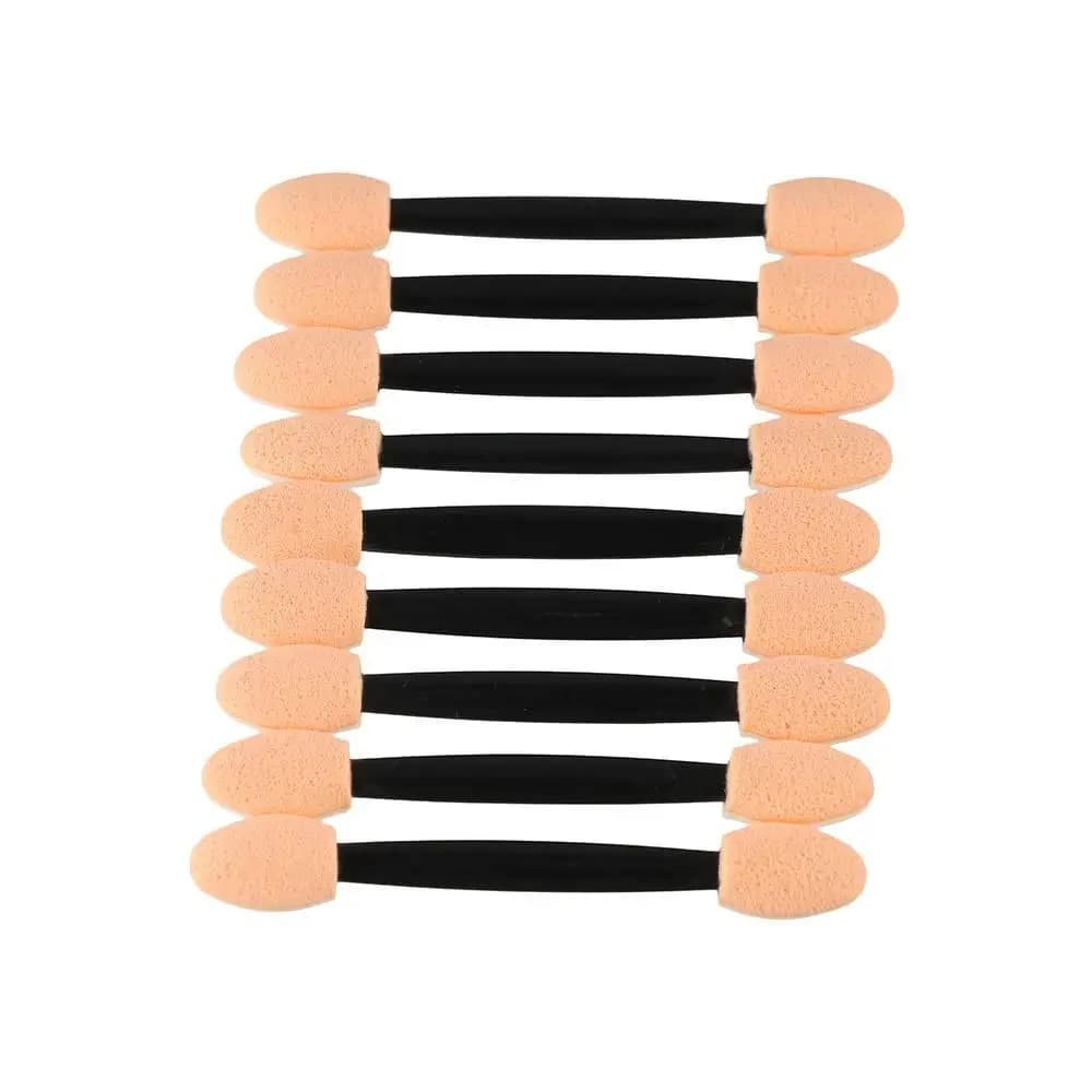 50Pcs Dual Sided Disposable Eye Shadow Brush Dizzy Eye Makeup Dual Sides Eye Shadow Applicator Small Dyed Sponge Eyeshadow Stick