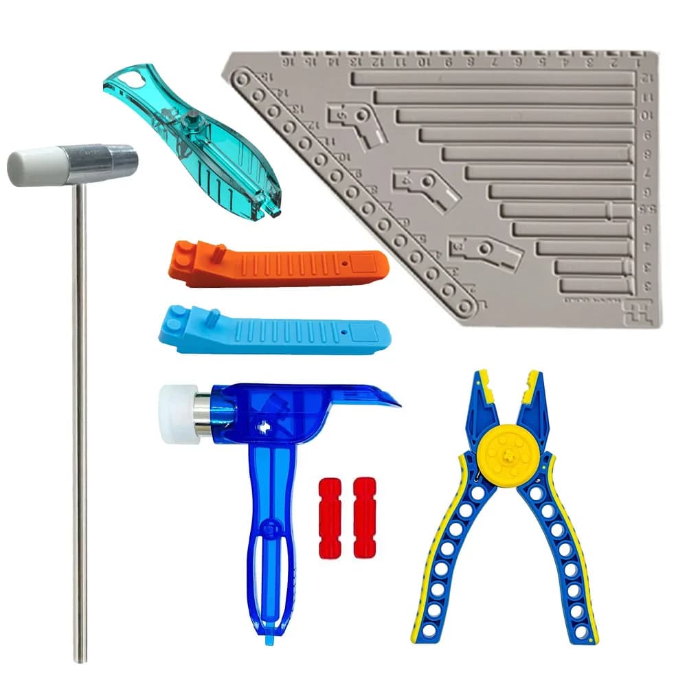 Brick Toys Measuring Plate Blocks Construction Clamps Clip Gripper Tool High-tech creative parts compatible with LEGO