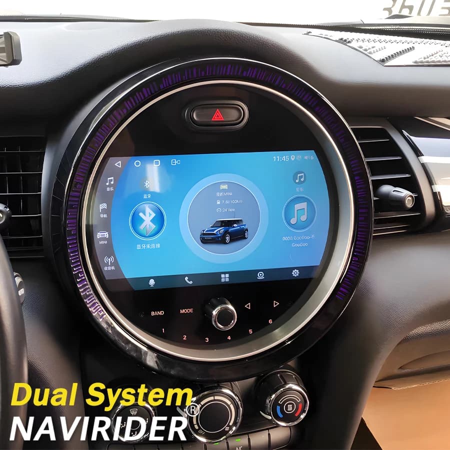9 pollici Doppio Sistema di Schermo Android Per BMW Mini F55 F56 NBT 2014 2015 2016 2017 Auto Lettore Multimediale Autoradio Navi Carplay GPS