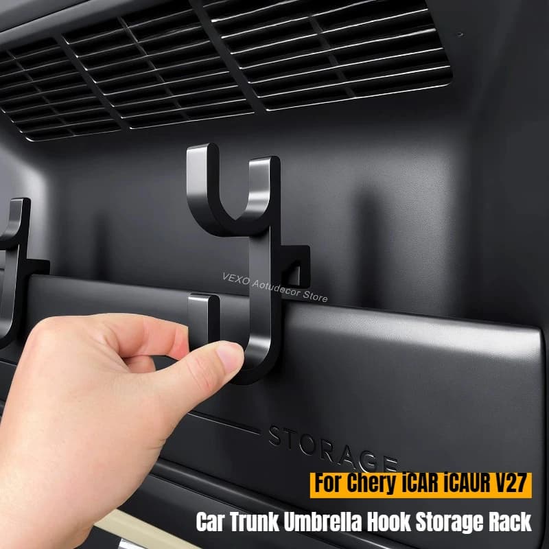 Gancio Portaombrelli per Bagagliaio Auto Chery ICAR ICAUR V27, Organizzatore per Veicoli Elettrici