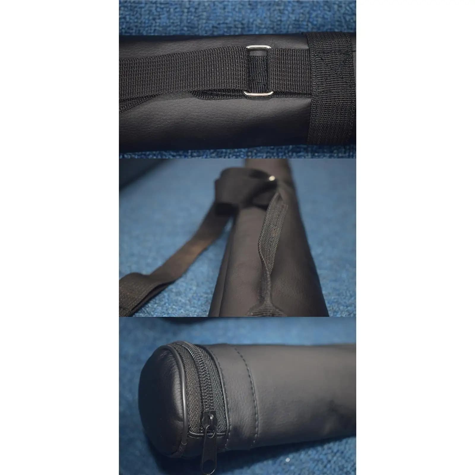 Porta Stecca da Snooker in Pelle PU, Custodia per Stecca da Biliardo, Accessori per Stecche da Pool e Protezione per il Tavolo